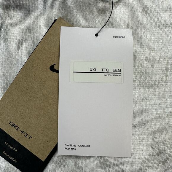 Nike Kobe Dri-Fit Reversible Basketball Jersey Mens Size XXL White Mamba FZ0934 - Picture 11 of 15